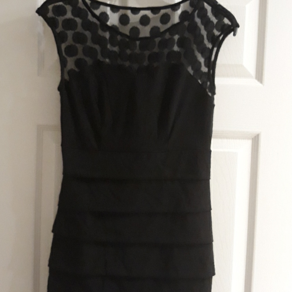 Black mini dress